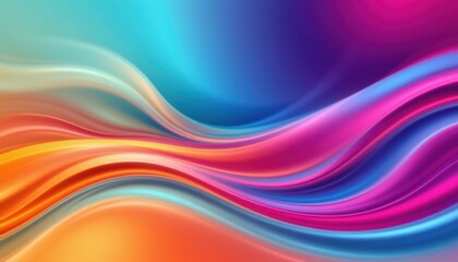 Dynamic Color Flow Create a smooth gradient background with flowing waves transitioning through vibrant colors like teal, magenta, and gold, adding depth and richness.