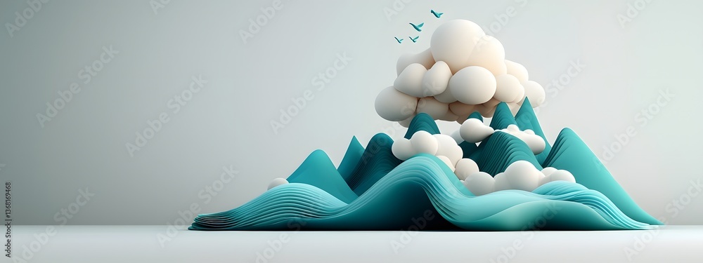 Poster effervescent azure digital flows sweeping across a stark monochrome landscape evoking the raw dynami