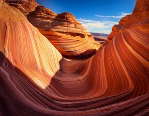 surreal sandstone waves in arizona vibrant swirling patterns mesmerizing geological formations enchanting desert terrain captivating natural beauty