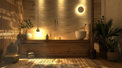 interior of a luxury hotel