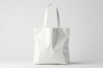 White cotton tote bag isolated on white background, template, shopping bag, isolated