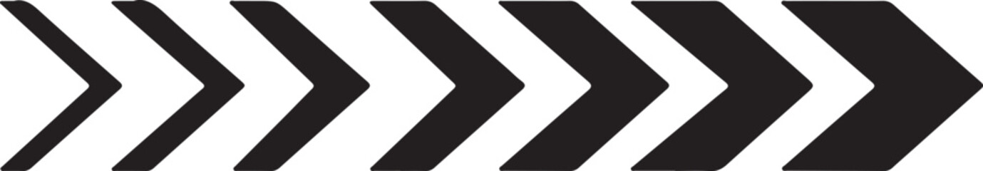 High resolution Dynamic moving arrow symbol isolated on transparent background. vector illustration