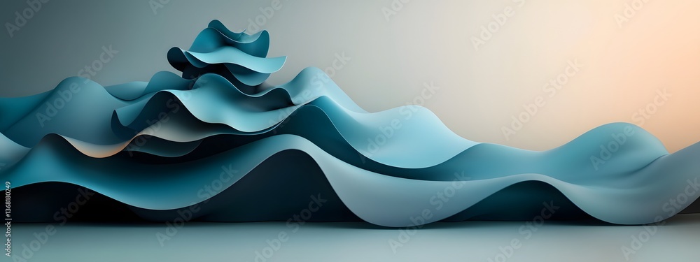 Poster mesmerizing digital currents surging and ebbing in hypnotic patterns across a moody high contrast ba