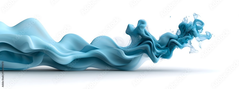 Poster mesmerizing digital waves flowing and undulating across a stark monochrome backdrop depicting the bo