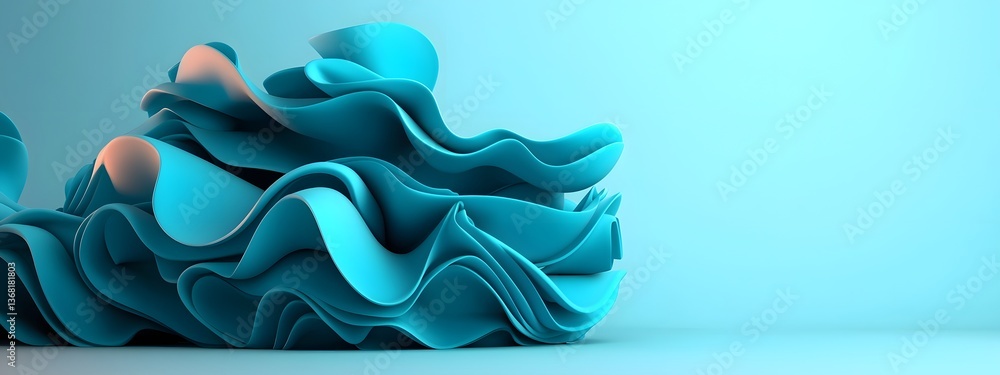 Poster mesmerizing pulsing data streams of electric blue surging through a stark monochrome digital environ