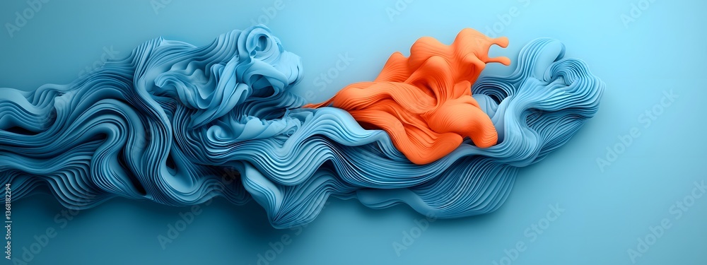 Poster mesmerizing waves hypnotic shimmering fluid textures intricate swirling patterns and dynamic undulat