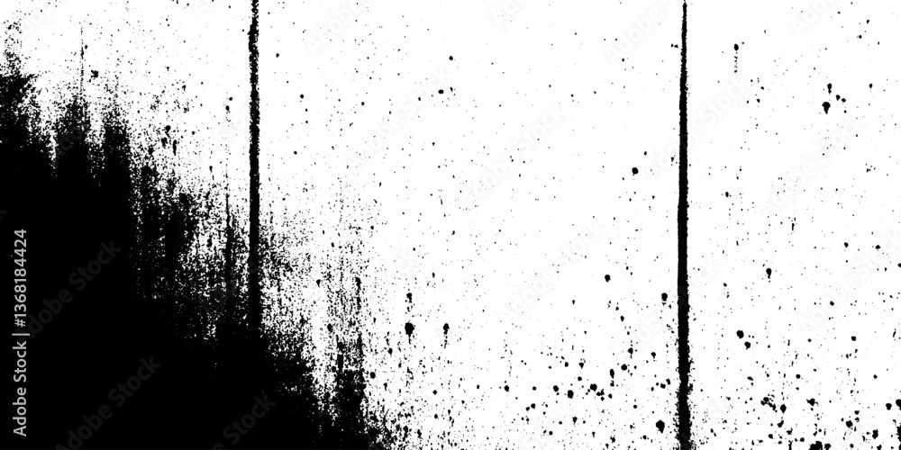 Poster old distressed wallpaper background with photocopy grain and fold marks.