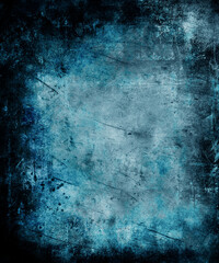 Blue grunge watercolor background, trendy abstract texture perfect for you design