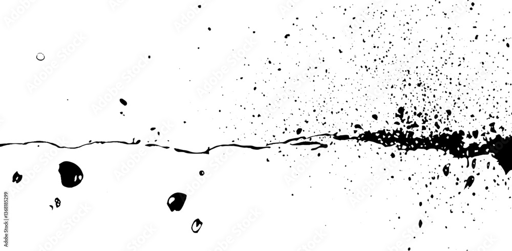 Aufkleber grainy background with rough distress effect. abstract vector overlay with dust, scratches, and grun