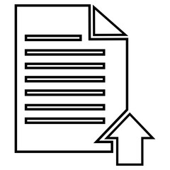 Documents upload, documents, upload icon