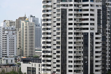 Exterior view of generic high rise buildings