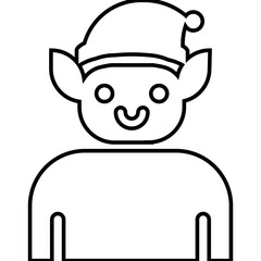 Gingerbread man, bread, gingerbread icon