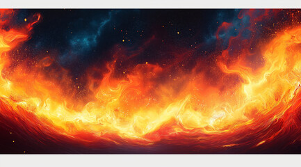 Realistic flame PNG with transparent background, high-quality vector illustration