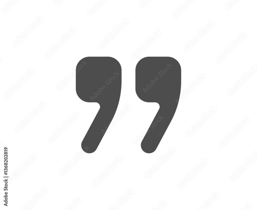 Aufkleber png mark quoted quote icon sign vector double speech symbol dialogue concept quoted comma square log