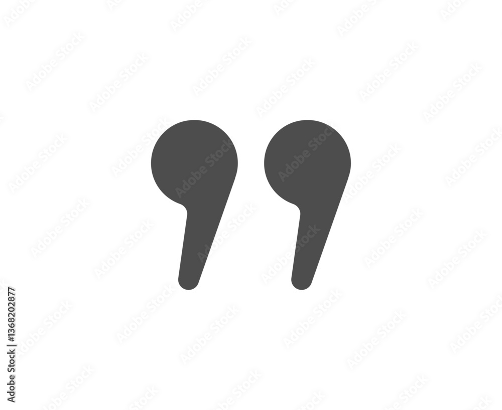 Aufkleber png mark with quoted quote icon sign in vector double speech symbol, dialogue and concept quoted wit