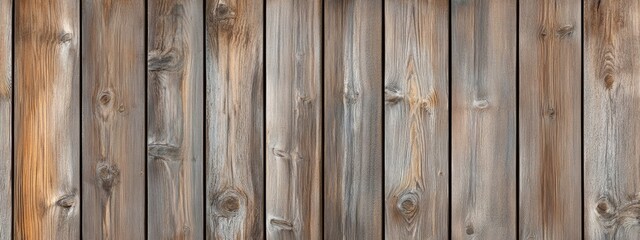 Fototapeta premium Aged Barnwood Planks with Deep Grooves and Weathered Texture