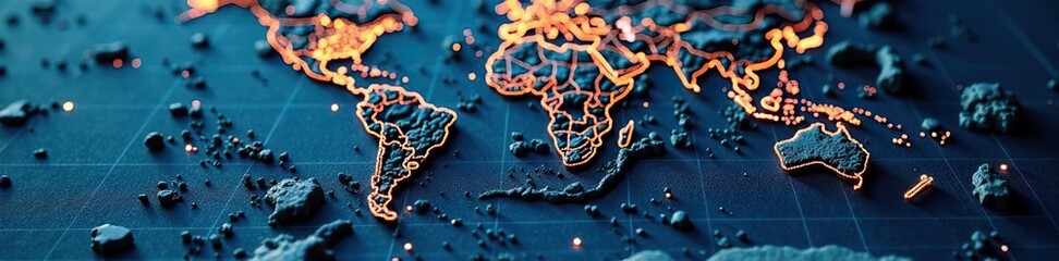 Topographic map lines depicting geographical features on abstract grid background,  landscape,  terrain