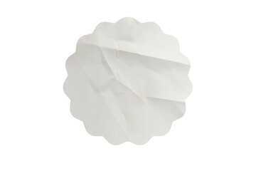 Blank Glued Paper Sticker Tag Label Texture