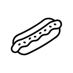 Naklejka premium Hotdog