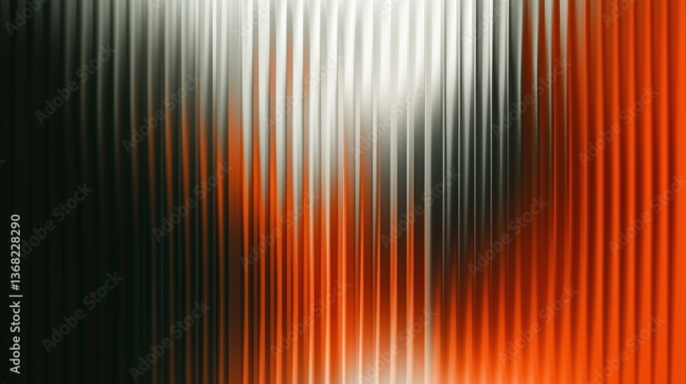 Poster dark mode wallpaper with gradient orange and black color transitions, grainy texture featuring verti