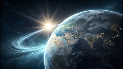 Fototapeta premium earth in space