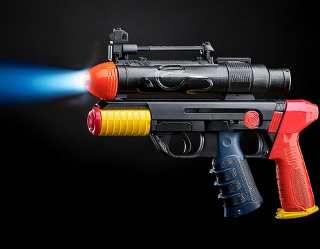 gun and bullets - Powered by Adobe
