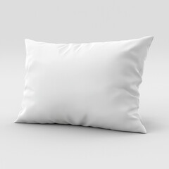 white pillow on white background