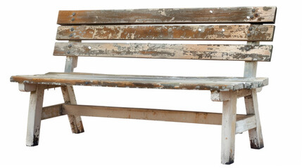 Fototapeta premium wooden park bench