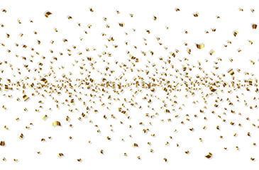 PNG confetti isolated gold style, falling in party mood with abstract anniversary background, birthday bright carnival to celebrate celebration, christmas scenes, colourful decor decorate decoration