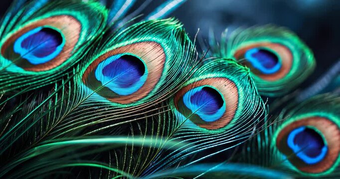 Lovely peacock plumes