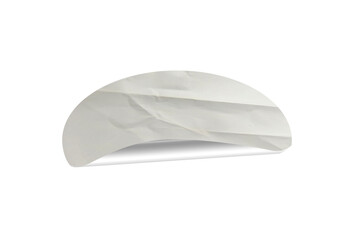 Blank Glued Paper Sticker Tag Label Texture