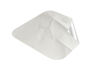 Blank Glued Paper Sticker Tag Label Texture