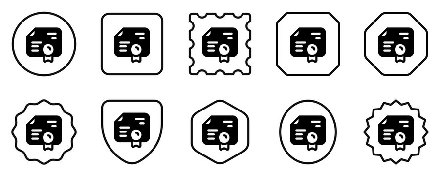 Editable diploma, certificate, acknowledgment vector icon. Education, business, profession. Part of a big icon set family. Perfect for web and app interfaces, presentations, infographics, etc