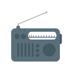 Vector Illustration of a Radio - Audio Broadcast Receiver Icon