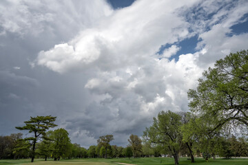 Thunderstorm over Lincoln, Nebraska