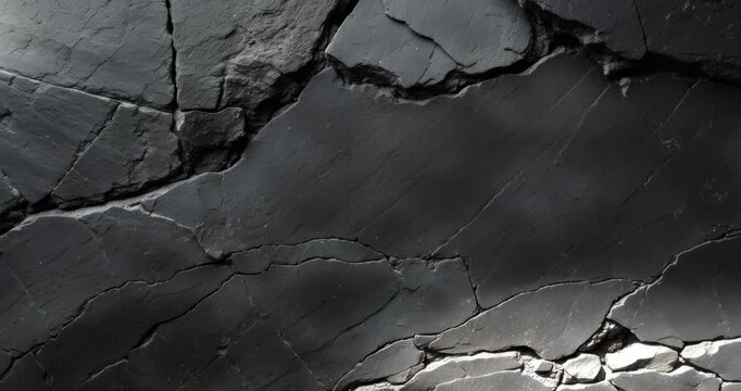 Dark gray anthracite black scratched and damaged slate, shale natural stone concrete texture backdrop panorama.