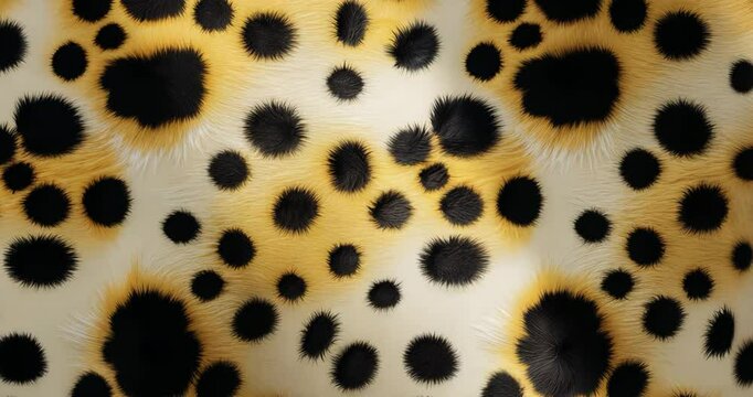 Leopard print seamless pattern for animals, abstract spotted design, fur texture.