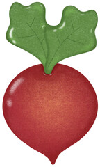 Red beetroot element.