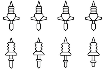 Voltsurge Tap Line Art Illustration Bold Drawing Ideas