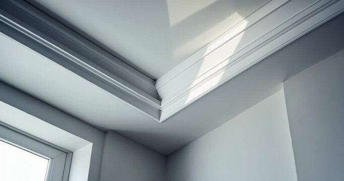 Interior corner ceiling moldings