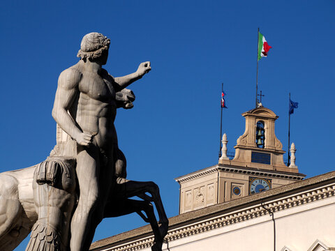 quirinale palace rome detail italy - Powered by Adobe