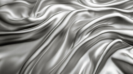 A reflective silver leaf with a metallic sheen symbolizes modernity and transformation A tinfoil texture evokes adaptability creativity and industrial elegance An abstract monochrome background adds d