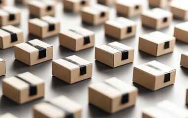 AI-powered order management system optimizing packaging sizes to reduce waste and minimize CO  impact per unit shipped