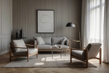 A Sophisticated and Elegant Living Room Setup