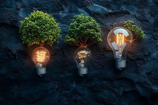Comparison of different types of energy-efficient lighting systems, focusing on their environmental benefits and cost-effectiveness