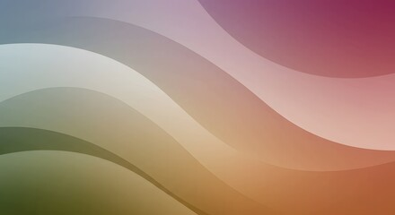 Fototapeta premium Gradient background with flowing curves creates a modern graphic design