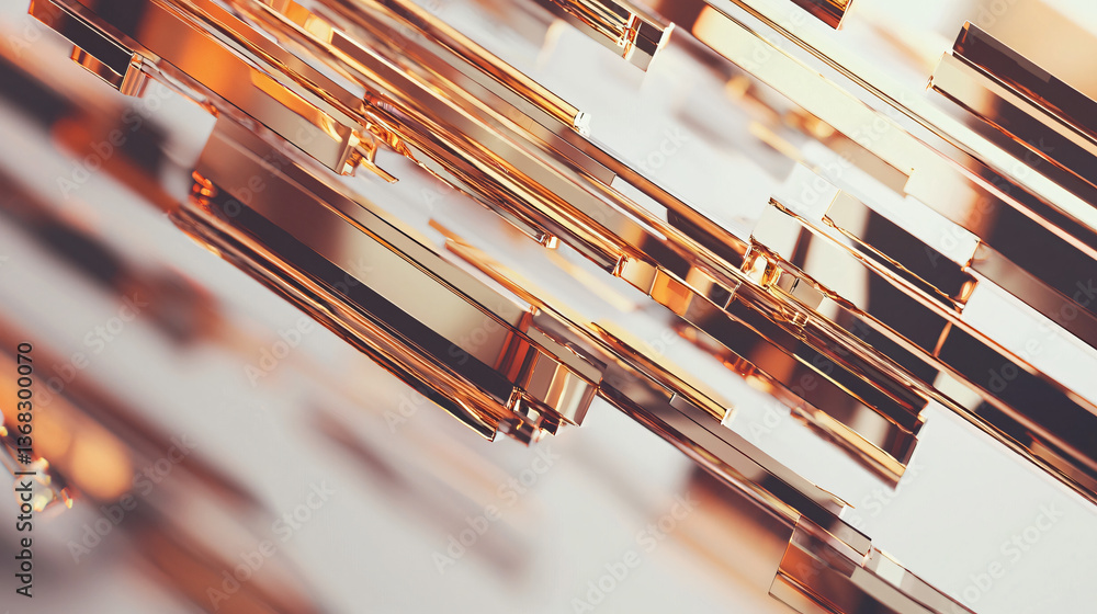 Poster a collection of mirrors reflecting light and creating intricate patterns with angular lines and frag