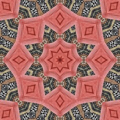 Embroidery and batik design concept. Antique art for clothing print, sublimation block etc. New trendy wallpaper, cover photo, interior decoration idea. Abstract pattern for the carpet background	