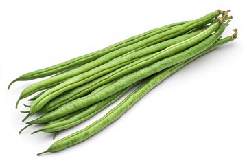 Yardlong bean vegetable isolated on transparent background
