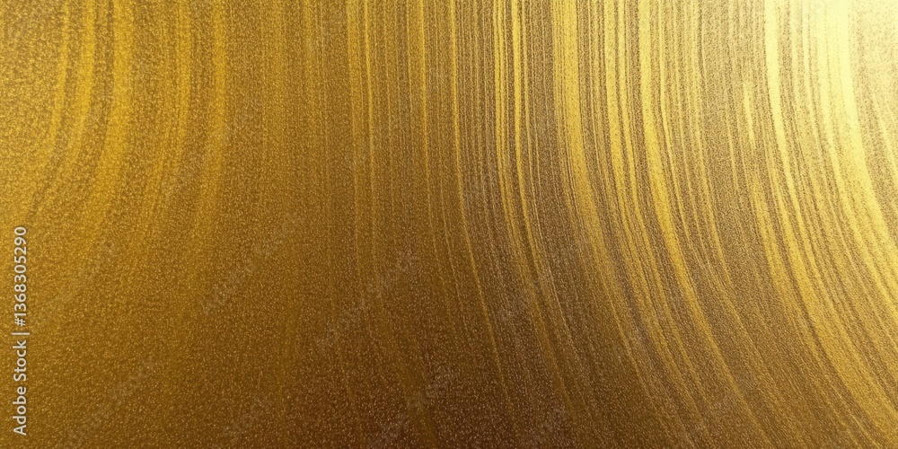 Poster a gold background with a lot of gold specks scattered all over it. the gold specks are of various si